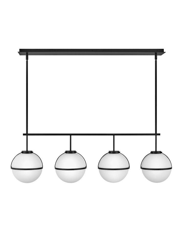 Hollis 39675BK - Medium Four Light Linear - Black