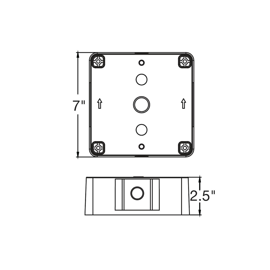 ARL3 Wall Mount Bracket - Black