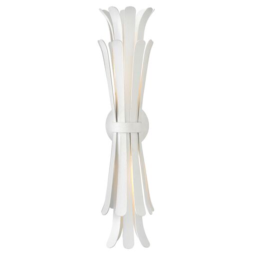 Reina 47690TXP  Large Two Light Sconce - Silver