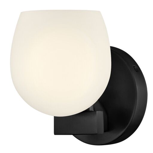 Mae 57020BK-LL  Small Single Light Sconce - Black