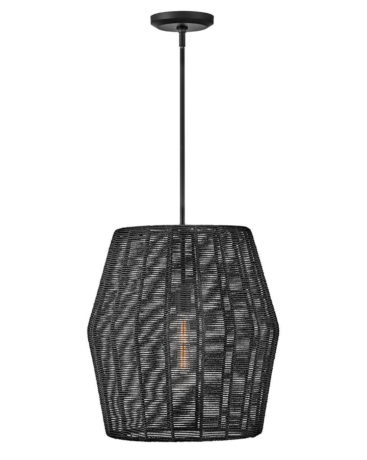 Luca 40387BLK - Large Convertible Pendant - Black