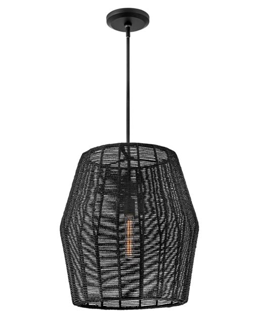 Luca 40387BLK - Large Convertible Pendant - Black