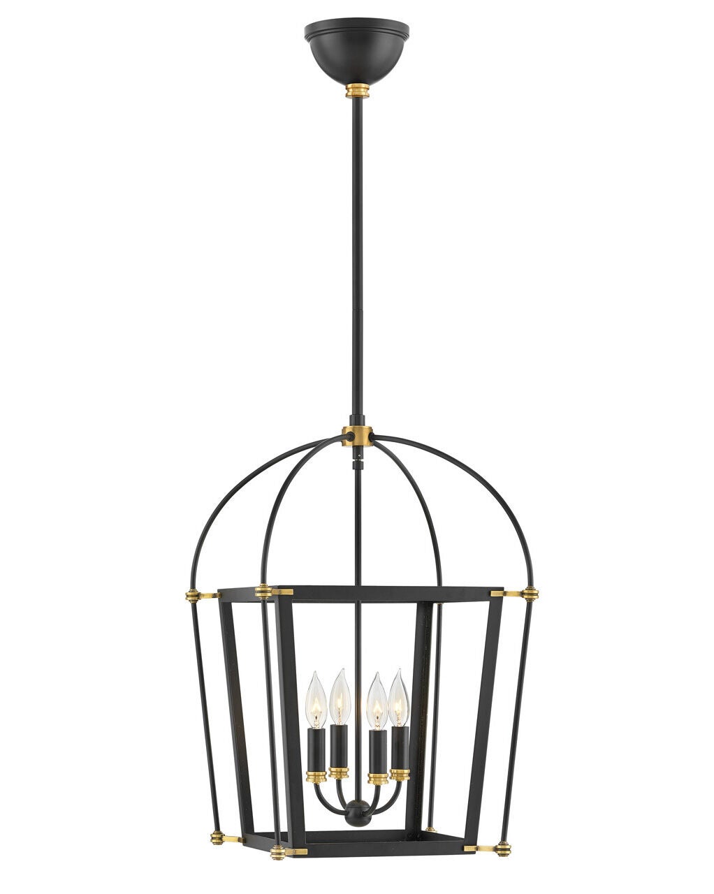 Selby 4057BK - Small Open Frame Pendant - Black