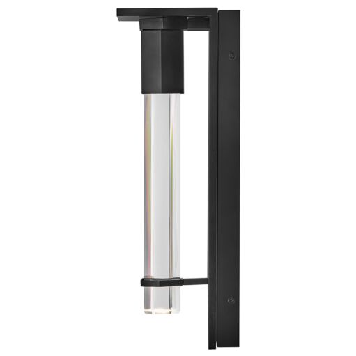 Cecily 28934BK  Medium Wall Mount Lantern - Black