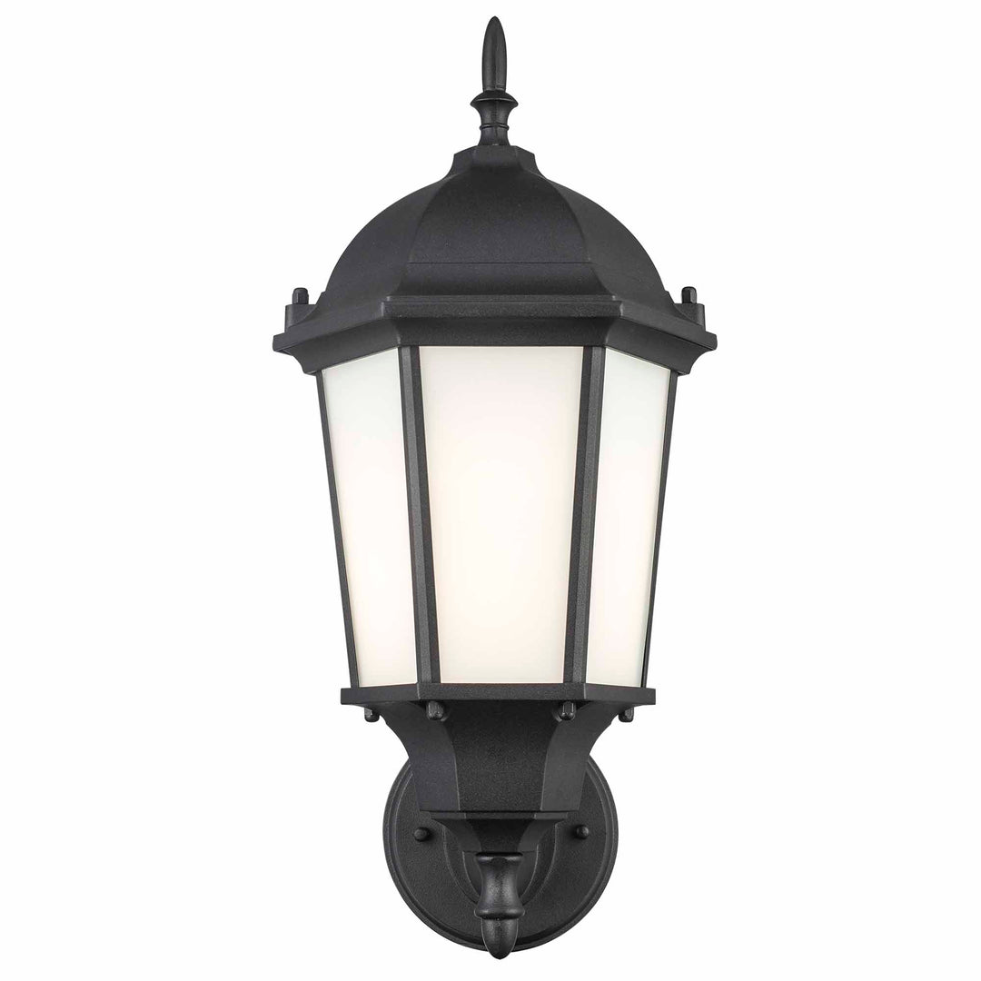 San Rafael 1 - Light Outdoor Wall Sconce -  Black / Frosted