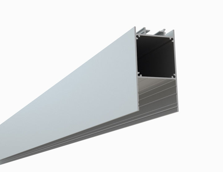 LED Channel - 535ASL - Slim Linear Pendant, 10 ft - Silver