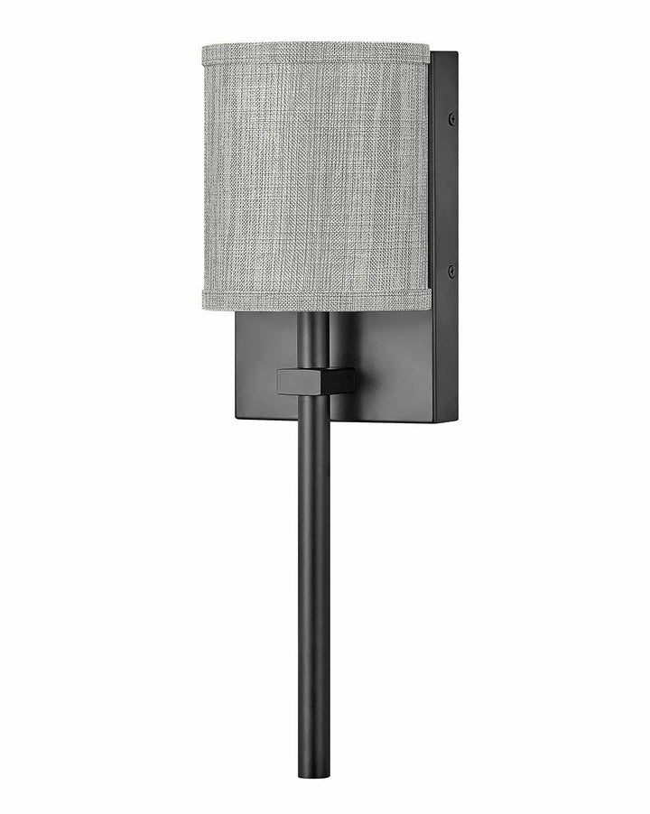 Avenue Heathered Gray 41009BK - Small Single Light Sconce