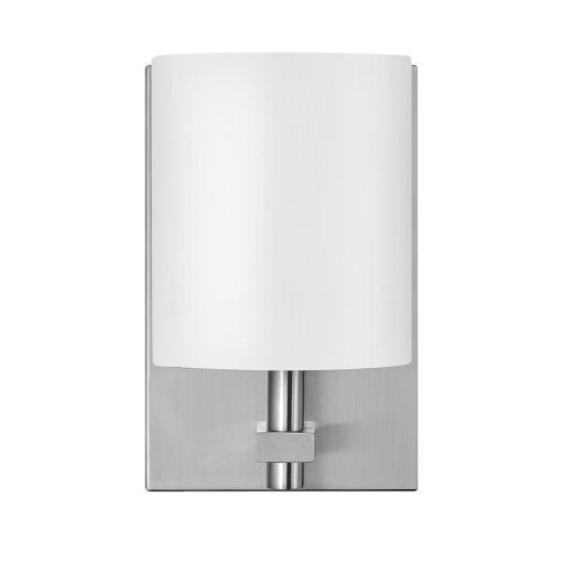 Avenue White Acrylic 41011BN - Small Single Light Sconce