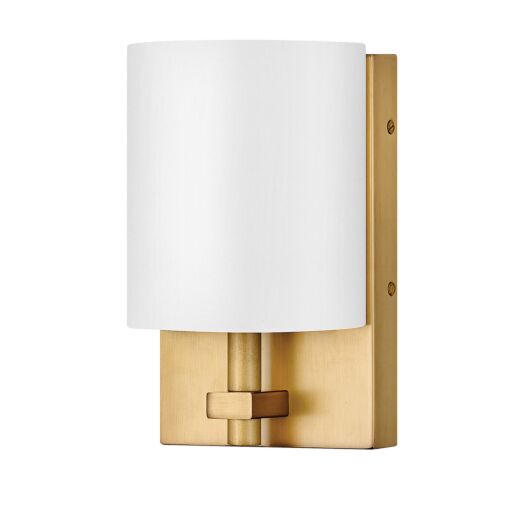 Avenue White Acrylic 41011HB - Small Single Light Sconce