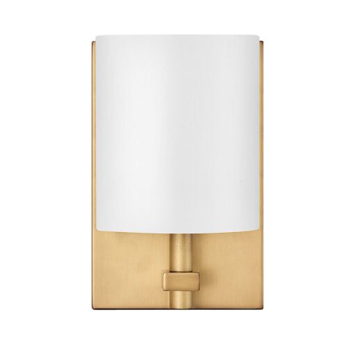 Avenue White Acrylic 41011HB - Small Single Light Sconce