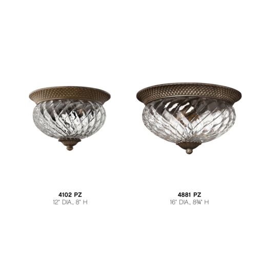 Plantation 4102PZ Small Flush Mount