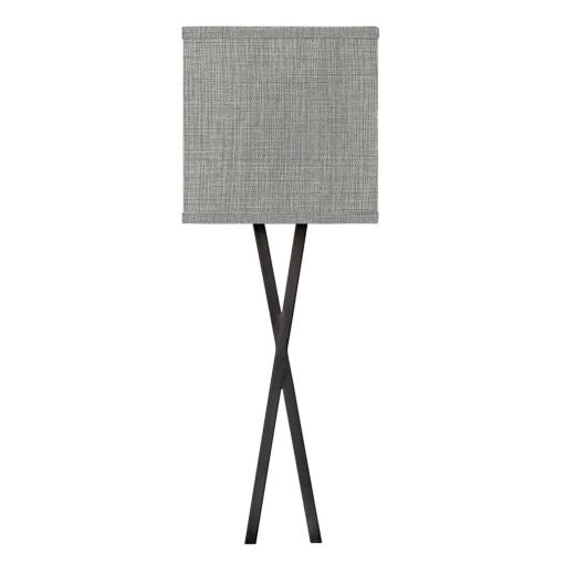 Axis Heathered Gray 41101BK - Large Single Light Sconce