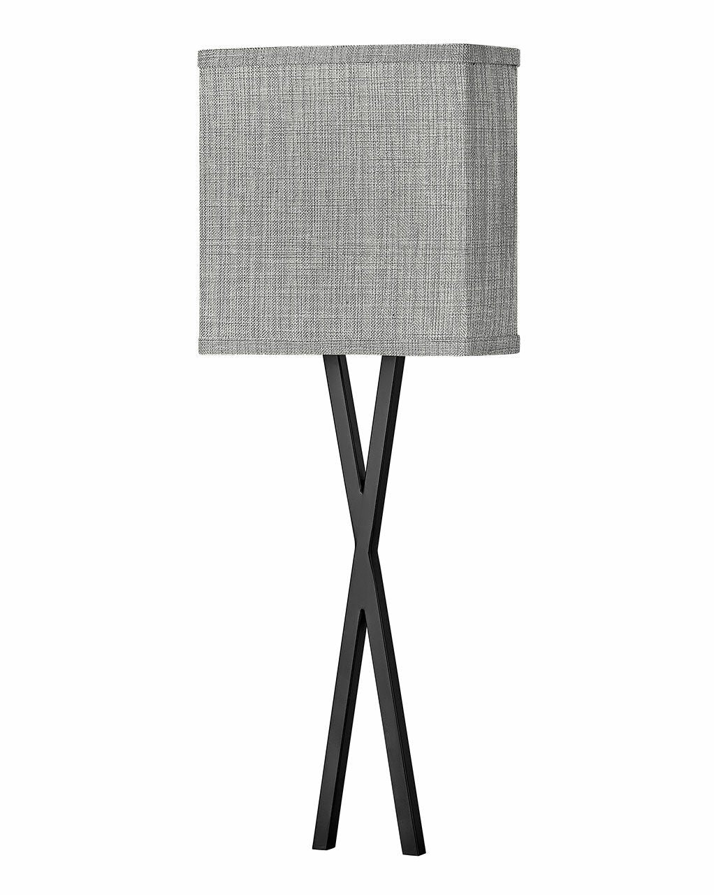 Axis Heathered Gray 41101BK - Large Single Light Sconce