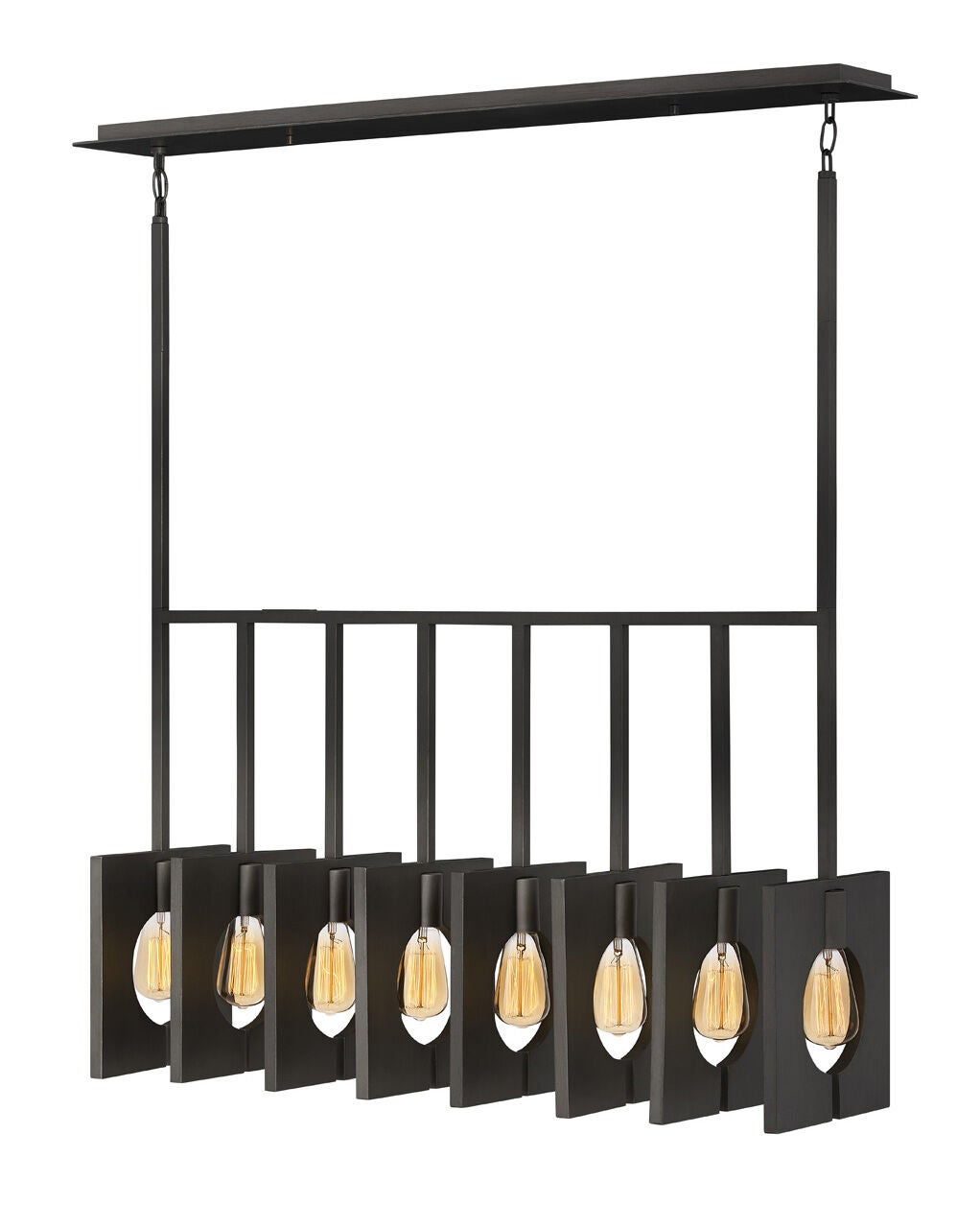 Ludlow 41315BGR - Eight Light Linear - Brown