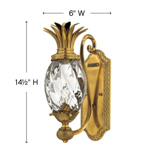 Plantation 4140BB Single Light Sconce