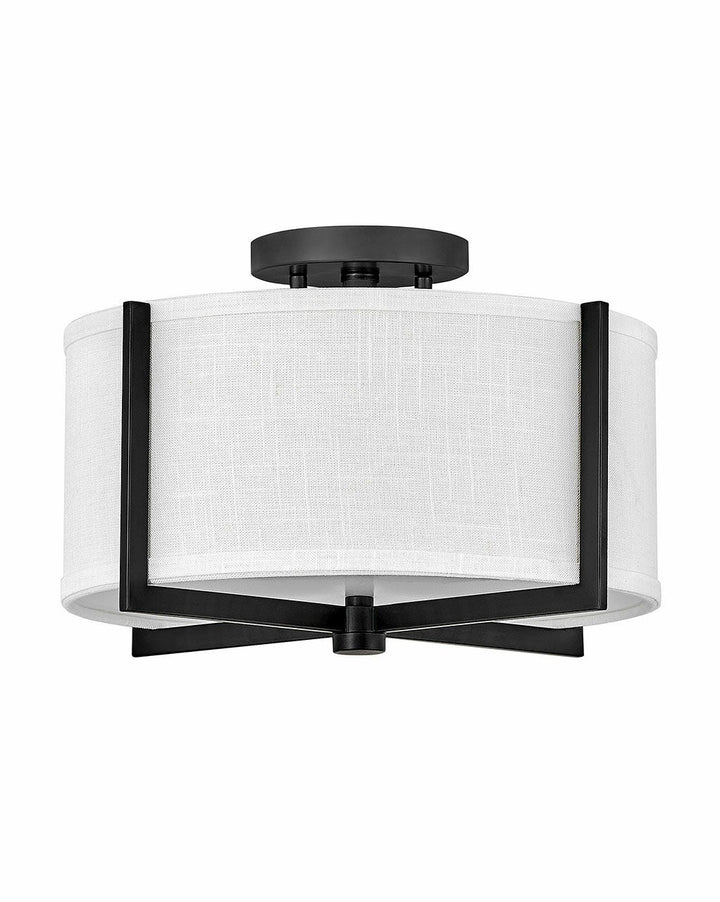 Axis Off White 41706BK - Medium Semi-Flush Mount