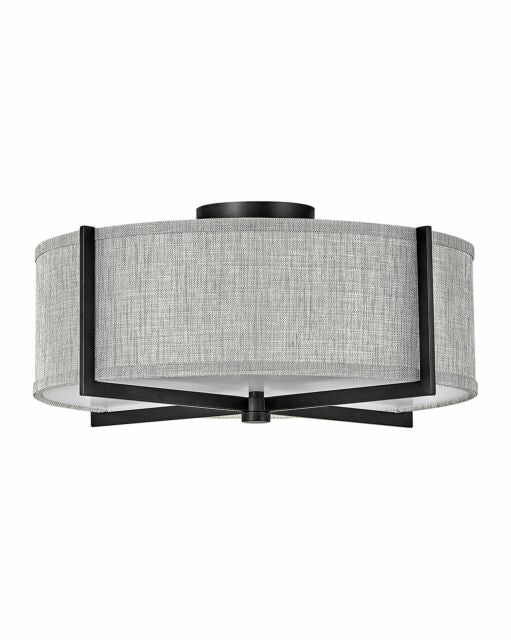 Axis Heathered Gray 41707BK - Medium Semi-flush Mount