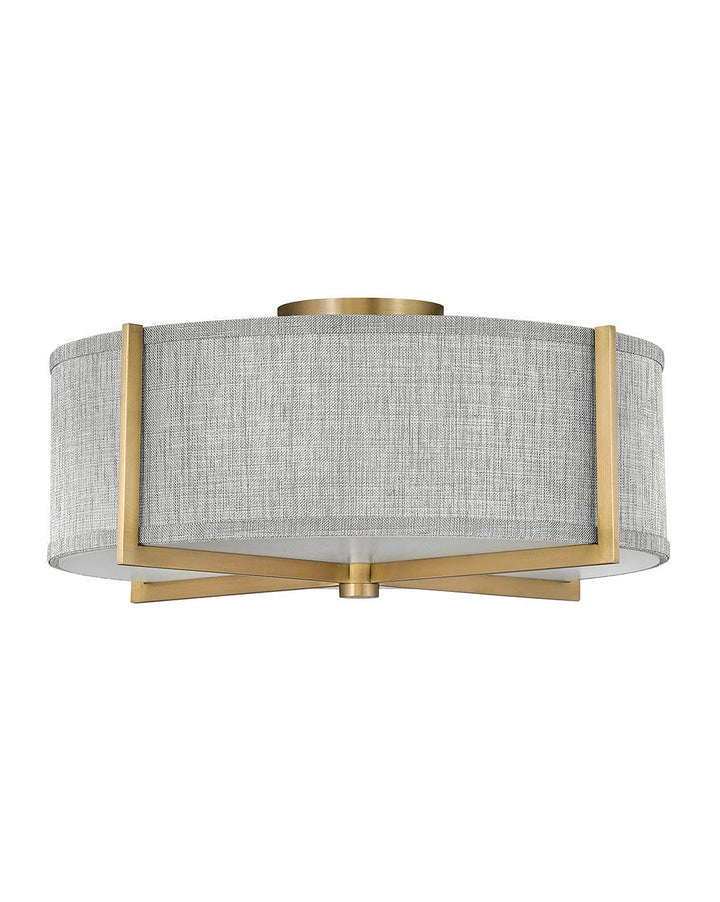 Axis Heathered Gray 41707HB - Medium Semi-flush Mount