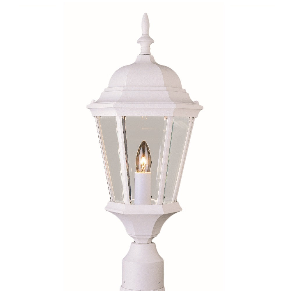 San Rafael 22" Postmount Lantern- White