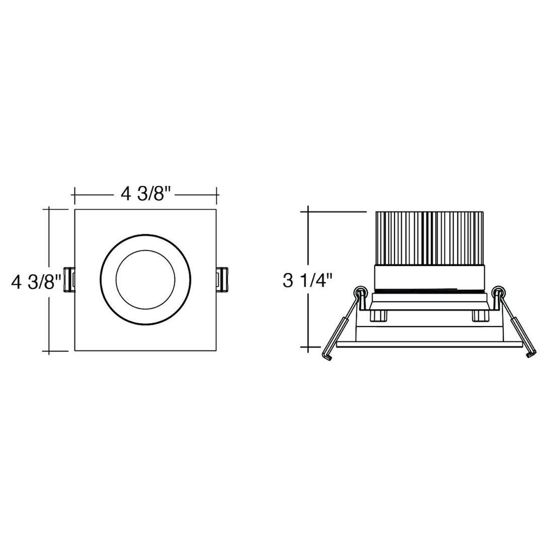 4" Multiple: Single Head 5-CCT Selectable 15W - White