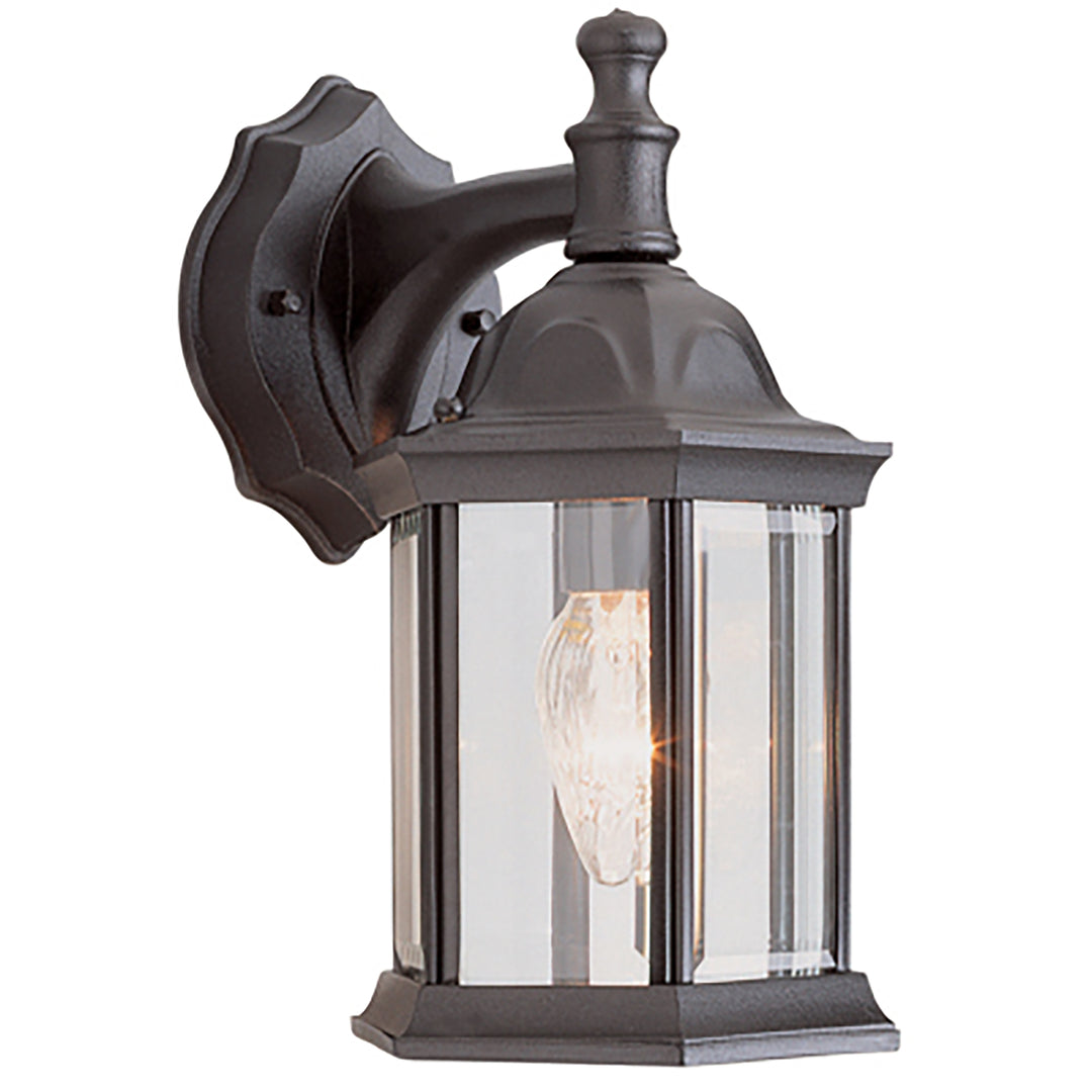 Cumberland 1 - Light 12.5" Wall Lantern - Black
