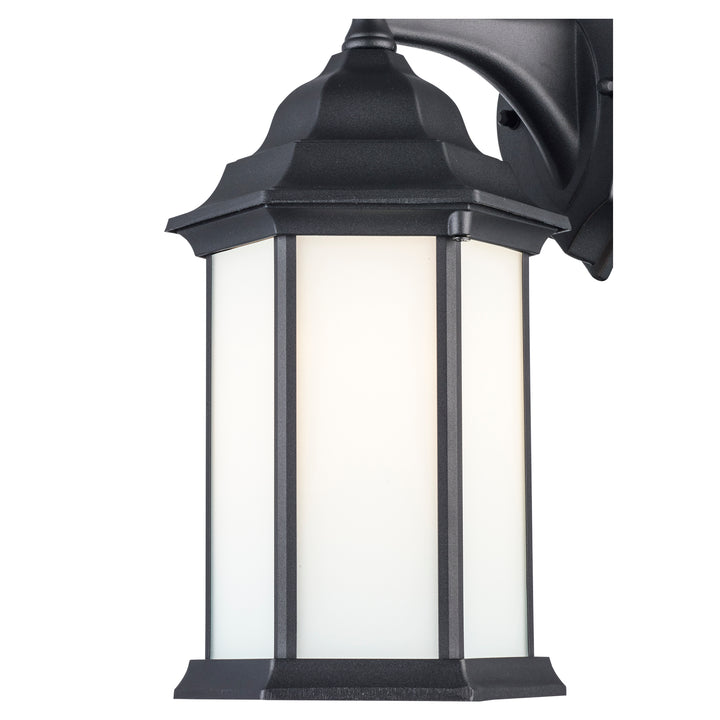 Cumberland 1 - Light 12.5" Wall Lantern - Black / Frosted