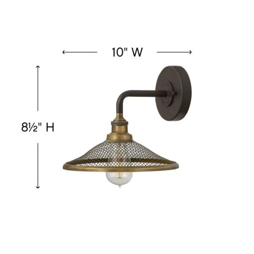 Rigby 4360KZ - Single Light Sconce