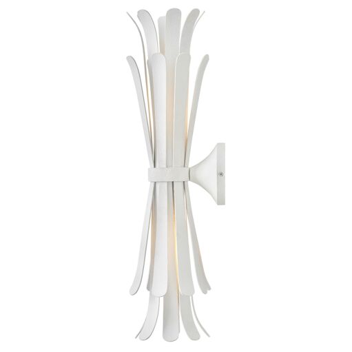 Reina 47690TXP  Large Two Light Sconce - Silver