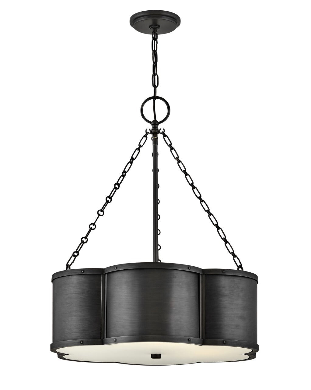 Chance 4446BLB - Small Drum Chandelier - Black