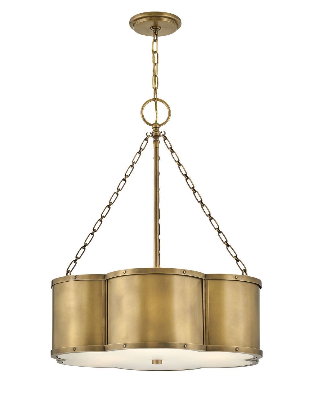 Chance 4446HB - Small Drum Chandelier - Bronze