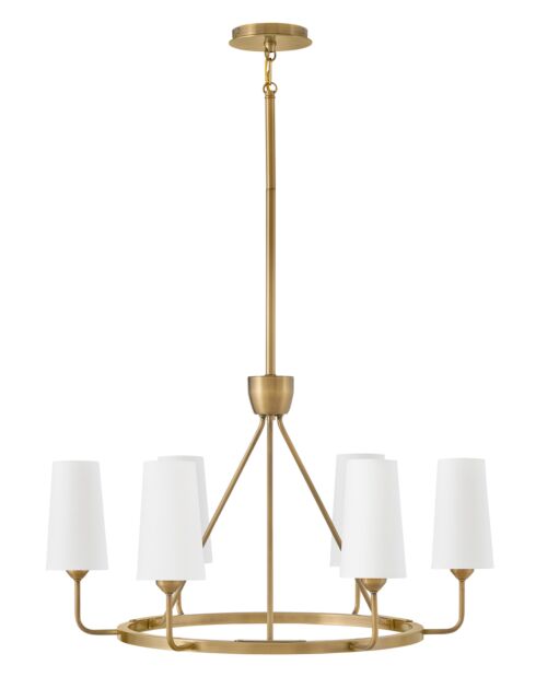 Lewis 45006HB Medium Single Tier Chandelier - Bronze