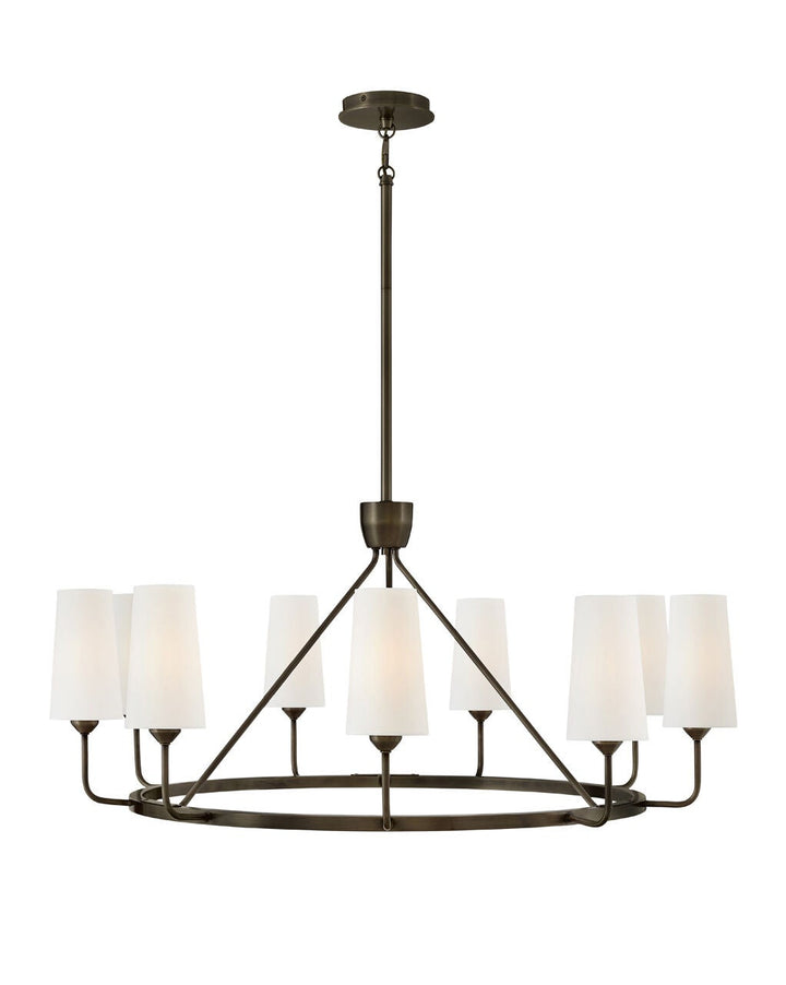 Lewis 45009BX - Large Single Tier Chandelier - Black