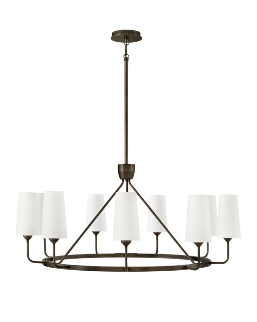 Lewis 45009BX - Large Single Tier Chandelier - Black