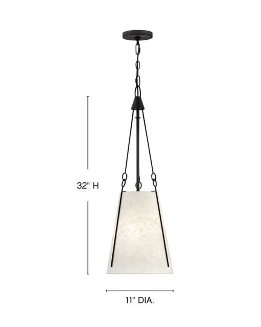 Danvers 45027BK - Small Pendant - Black