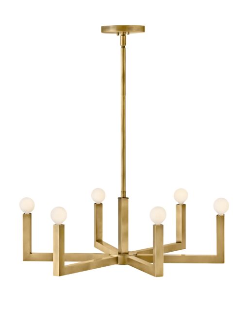 Ezra 45046HB - Medium Single Tier Chandelier - Bronze