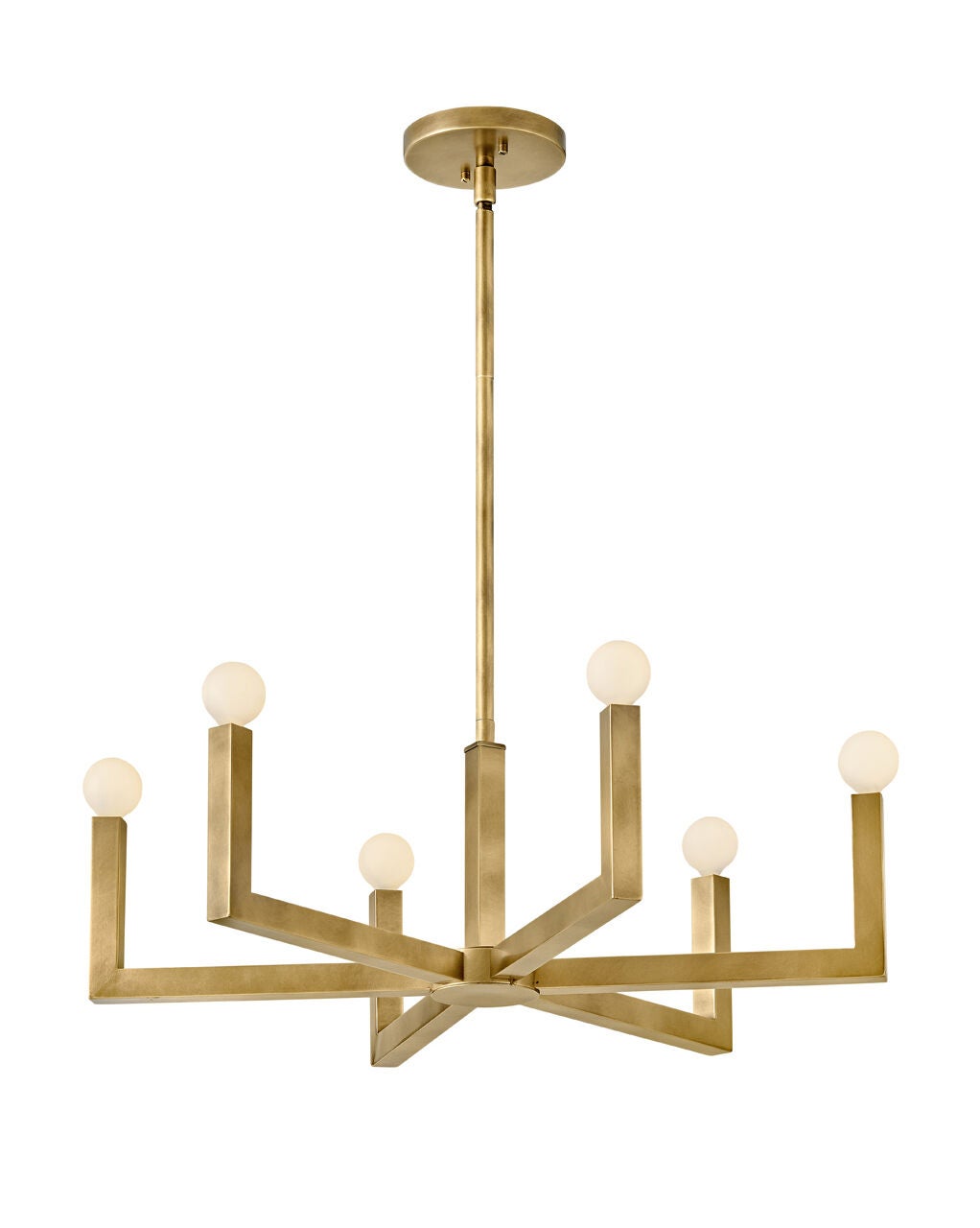 Ezra 45046HB - Medium Single Tier Chandelier - Bronze