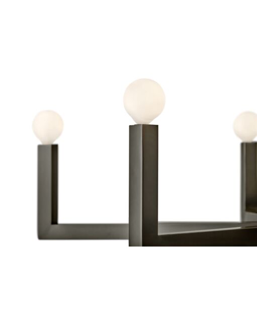 Ezra 45048BX - Small Six Light Linear -  Black