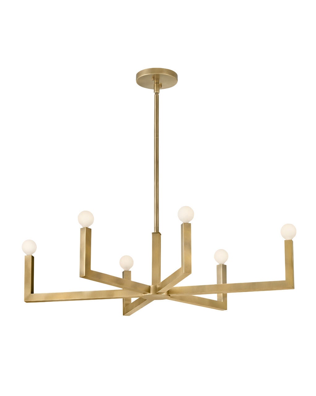 Ezra 45048HB - Small Six Light Linear - Bronze