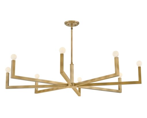 Ezra 45049HB - Large Single Tier Chandelier -  Bronze