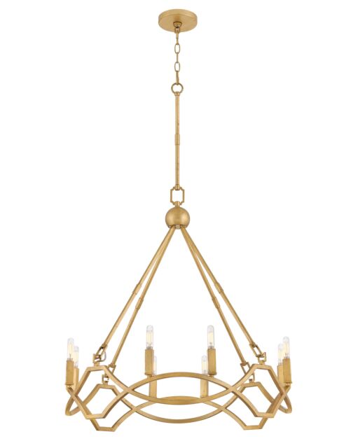 Leona 45784DA - Medium Chandelier - Bronze