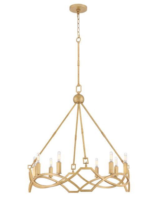 Leona 45784DA - Medium Chandelier - Bronze