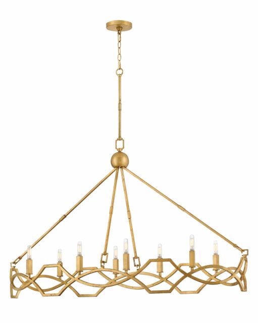 Leona 45785DA - Medium Eight Light Linear - Bronze