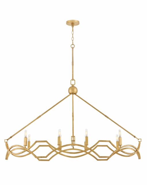 Leona 45785DA - Medium Eight Light Linear - Bronze