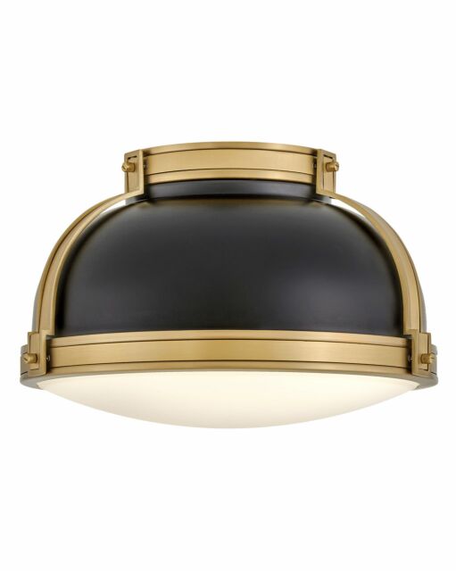 Barton 46351BK-LCB - Medium Flush Mount