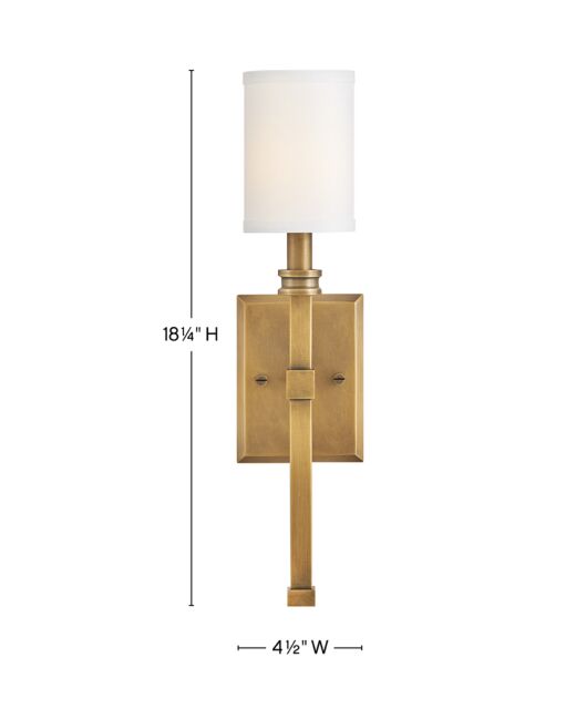 Moore 46410HB - Medium Sconce