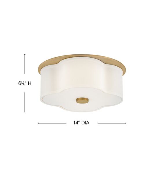 Delaney 46441HB - Medium Flush Mount