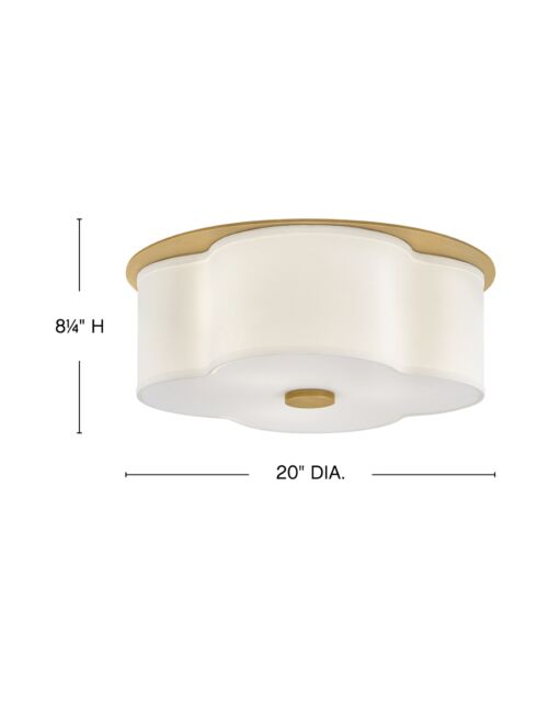 Delaney 46443HB - Medium Flush Mount