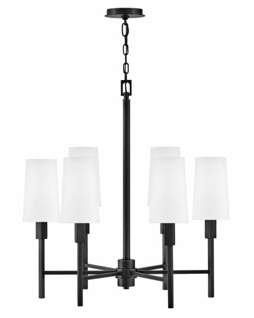 Fenwick 46455BK - Medium Chandelier - Black