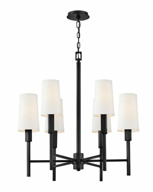 Fenwick 46455BK - Medium Chandelier - Black