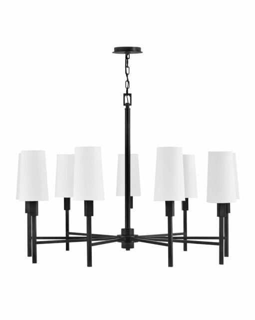 Fenwick 46456BK - Large Chandelier - Black